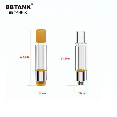 0.5ml CBD THC 전자담배 카트리지, 누출 510 실 카트리지 없음