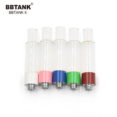 1.2ml 55mm CBD 오일 전체 세라믹 전자담배 카트리지는 모든 510 배터리에 적합합니다.