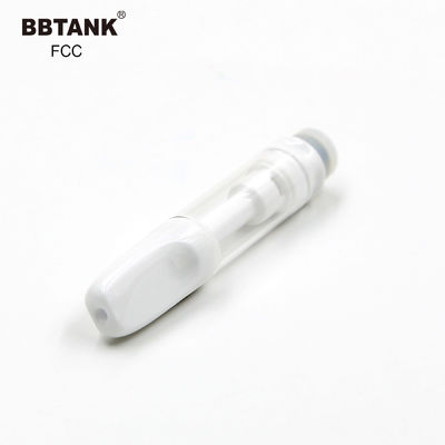호리호리한 건전지를 가진 탄 1.0ml 가득 차있는 세라믹 전자담배 CBD 기름 카트리지 없음