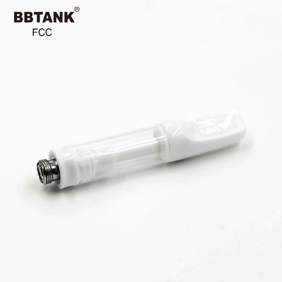 호리호리한 건전지를 가진 탄 1.0ml 가득 차있는 세라믹 전자담배 CBD 기름 카트리지 없음