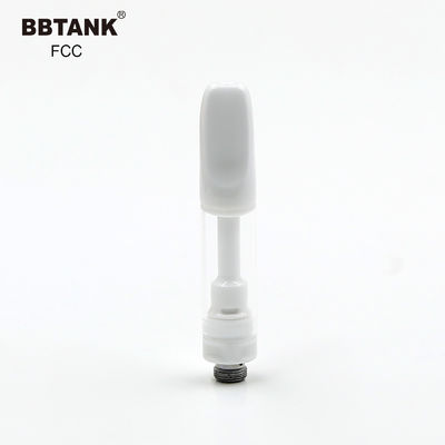 호리호리한 건전지를 가진 탄 1.0ml 가득 차있는 세라믹 전자담배 CBD 기름 카트리지 없음