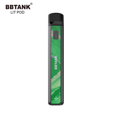 충전식 배터리 세라믹 코일 1.0ml cbd 오일 일회용 전자담배 포드 장치