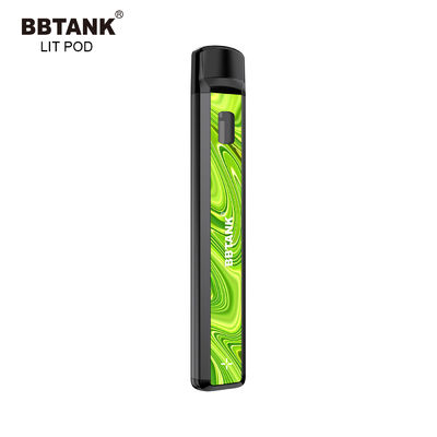 충전식 배터리 세라믹 코일 1.0ml cbd 오일 일회용 전자담배 포드 장치