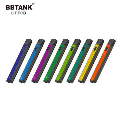 충전식 배터리 세라믹 코일 1.0ml cbd 오일 일회용 전자담배 포드 장치