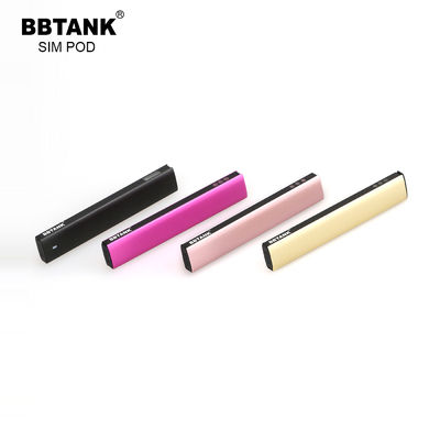 버릴 수 있는 재충전이 가능한 포드 장치 BBTANK SIMPOD 버릴 수 있는 포드 세라믹 코일을 기화시키고 기화합니다