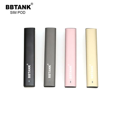 버릴 수 있는 재충전이 가능한 포드 장치 BBTANK SIMPOD 버릴 수 있는 포드 세라믹 코일을 기화시키고 기화합니다