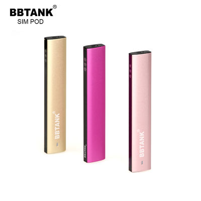 버릴 수 있는 재충전이 가능한 포드 장치 BBTANK SIMPOD 버릴 수 있는 포드 세라믹 코일을 기화시키고 기화합니다