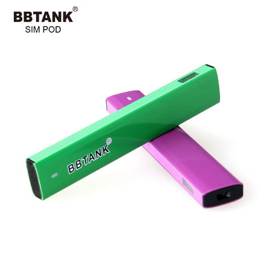 FDA 3.5V 0.8g CBD 일회용 전자담배 장치 포드 알루미늄 합금