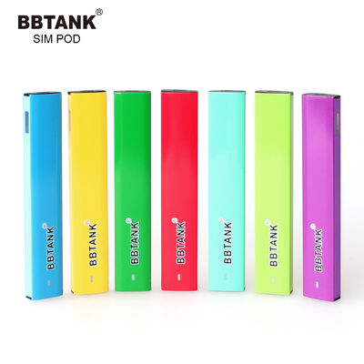 FDA 3.5V 0.8g CBD 일회용 전자담배 장치 포드 알루미늄 합금
