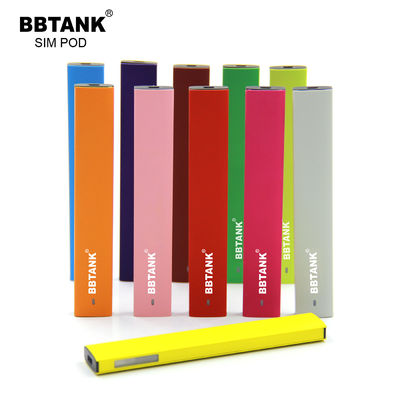 FDA 3.5V 0.8g CBD 일회용 전자담배 장치 포드 알루미늄 합금