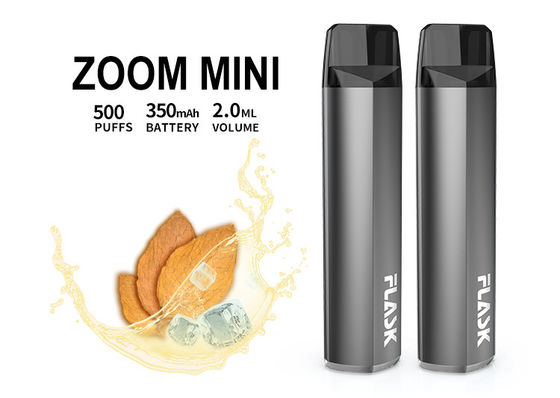 순수한 풍미 2.0ml 350mAh 꼬투리 시스템 장치 500 퍼프 처분할 수 있는 전자담배