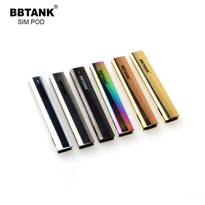 0.5gram 연기 전자 담배 CBD 처분할 수 있는 전자담배 장치 전기도금을 한 검정