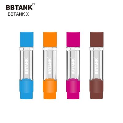2.2ohm 유리제 기름 카트리지, 0.8G 순수한 세라믹 전자담배 카트리지