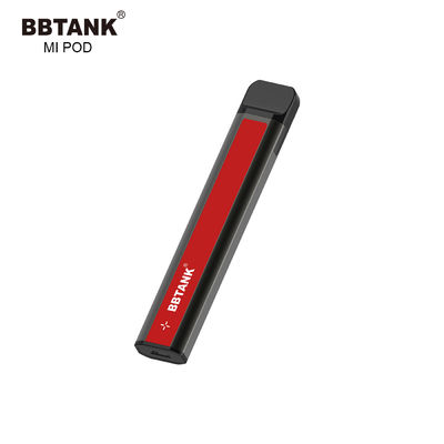 2021 일회용 CBD/THC 전자담배 Pod BBTANK Mi POD 다채로운 사용자 정의 로고 및 포장 교체 가능한 카트리지 세라믹 코일
