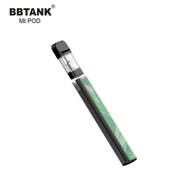 2021 일회용 CBD/THC 전자담배 Pod BBTANK Mi POD 다채로운 사용자 정의 로고 및 포장 교체 가능한 카트리지 세라믹 코일