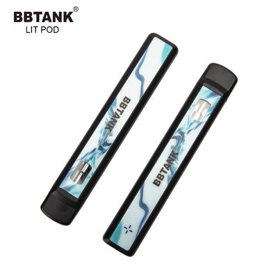 Delta 8 cbd thc 두꺼운 오일 세라믹 1.0ml 탱크 충전식 일회용 전자담배 포드 장치