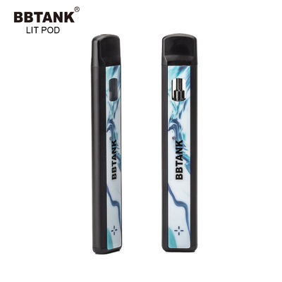 Delta 8 cbd thc 두꺼운 오일 세라믹 1.0ml 탱크 충전식 일회용 전자담배 포드 장치