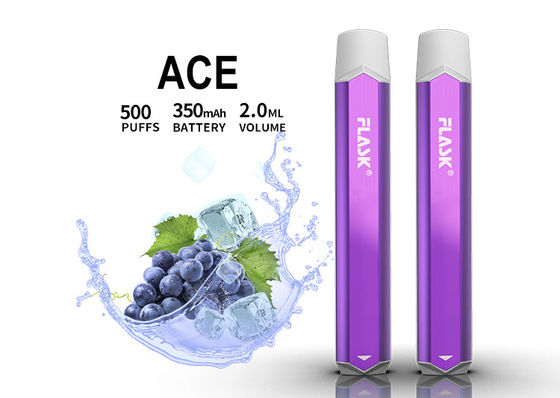 포도 얼음 2g 맛을 낸 기화기 펜, 400mAH 처분할 수 있는 전자담배 펜