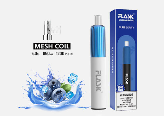 3.7V 2 풍미 처분할 수 있는 전자담배 850mAh E Cig 시동기 장비 2% 니코틴 소금