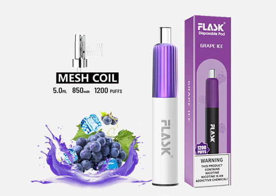 3.7V 2 풍미 처분할 수 있는 전자담배 850mAh E Cig 시동기 장비 2% 니코틴 소금