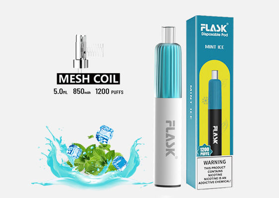 3.7V 2 풍미 처분할 수 있는 전자담배 850mAh E Cig 시동기 장비 2% 니코틴 소금