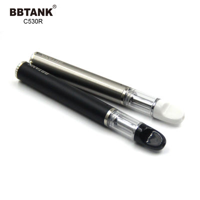 Wickless CBD 처분할 수 있는 전자담배 장치 530mah 재충전용 전자담배 펜