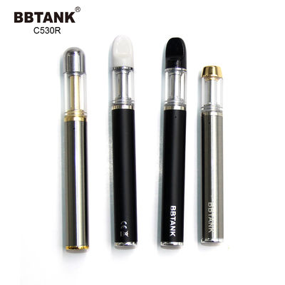 Wickless CBD 처분할 수 있는 전자담배 장치 530mah 재충전용 전자담배 펜