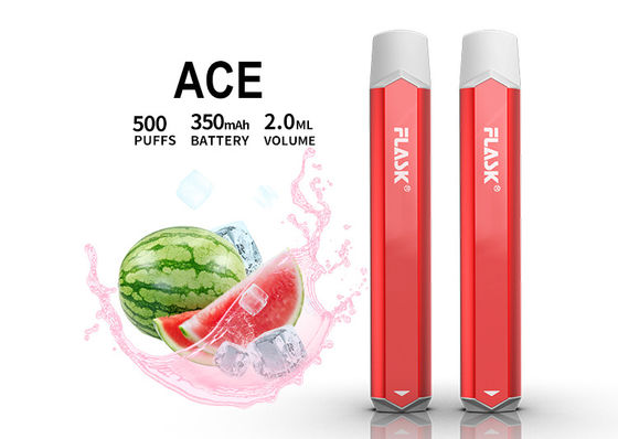 2ml 1.5oHM 맛을 낸 기화기 펜, 500 분필 처분할 수 있는 전자담배