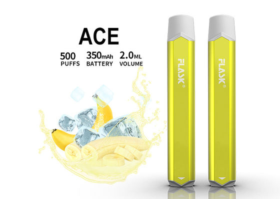 2ml 1.5oHM 맛을 낸 기화기 펜, 500 분필 처분할 수 있는 전자담배