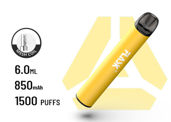 F900 P6 Great AirFlow 일회용 전자담배Pen 1500puffs 나선형 메쉬 배터리 850Mah