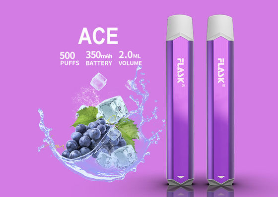 500puffs 350mAH E 담배 기화기 Smok Nic 소금 장치 Aluminuim 합금