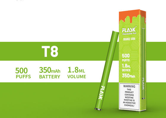 1.8mL 전자 액체 담배 사전 채워진 일회용 포드 기화기