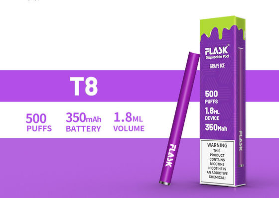 1.8mL 전자 액체 담배 사전 채워진 일회용 포드 기화기