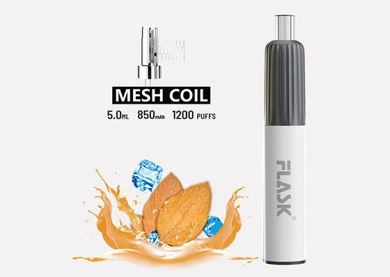 1개의 전자담배 장치 850mAh 건강한 전자 담배에서 50mg 니코틴 전부