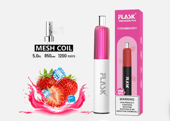 20mg 니코틴 맛 기화기 펜, 850mAh 전자 담배 증기