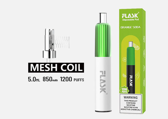 ODM 5ml 이중 맛 일회용 전자담배 포드 ROHS 인증