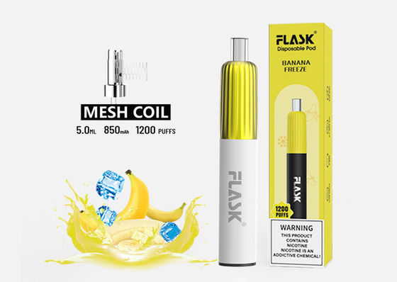 ODM 5ml 이중 맛 일회용 전자담배 포드 ROHS 인증
