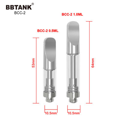 Delta 8 1.0ml 전자 담배 CBD THC 전자담배 카트리지 세라믹 코일