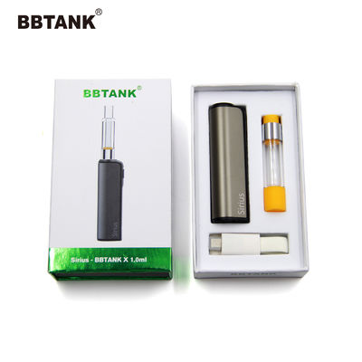 Delta 10 유리제 오일 카트리지, 0.3ml 라이브 수지 대마초 전자담배 카트리지