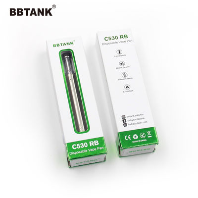 CBD 기름 전자담배 펜을 위한 재생된 니스 칠 접을 수 있는 포장 상자