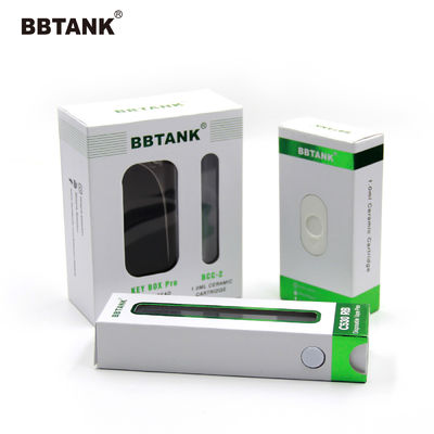 CBD 기름 카트리지를 위한 OEM 백색에 의하여 니스로 칠해지는 주문 접을 수 있는 상자