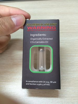 Delta 8 THC 카트리지 오일 전자담배 패키지 상자 접이식 판지