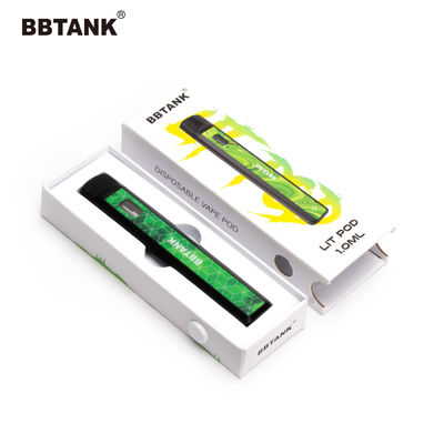 Eco 종이 마분지 CBD 전자담배 펜 상자 돋을새김 인쇄