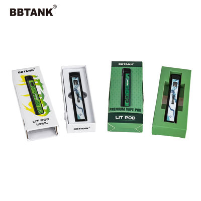 델타 9 아트지 전자담배 펜 포장 상자, THC 카트리지 종이상자