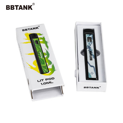 델타 9 아트지 전자담배 펜 포장 상자, THC 카트리지 종이상자