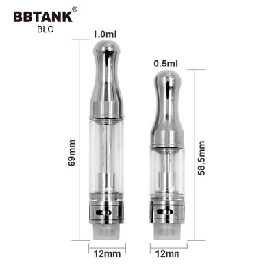 OEM CBD 기름 카트리지, 0.5ml 대마초 기름 카트리지 누출 증거