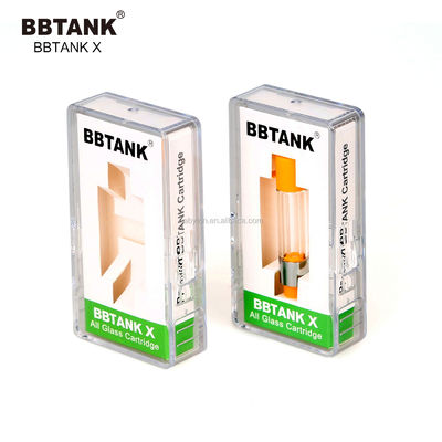 0.5ml 510 스레드 석영 유리 오일 카트리지 내열성