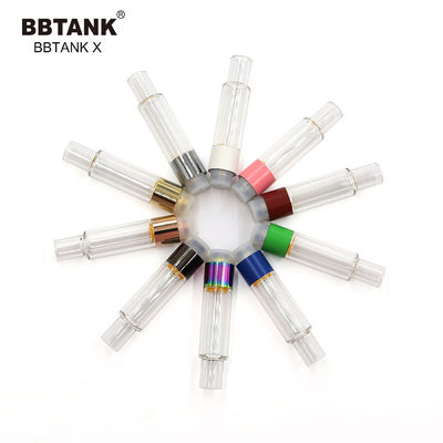 슬림 배터리가있는 1.0ml THC 유리 오일 카트리지 510 세라믹 코일