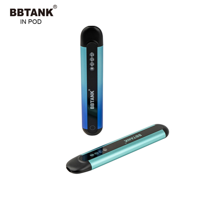 Delta 8 Delta 10 2ml 충전식 일회용 Vape 장치 세라믹 코일