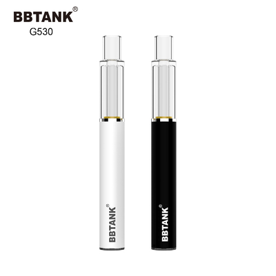 충전식 320mAh THC 일회용 Vape 장치 모든 유리 세라믹 코일